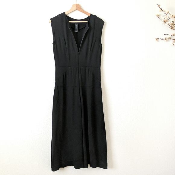 Zero + Maria Cornejo Zip Up Front Jumpsuit Black 4 - Picture 5 of 13